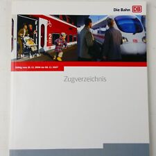 DB Kursbuch vom 10.12.2006 bis 08.12.2007 Zugverzeichnis H-27187