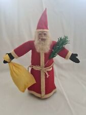 uralt Candybox Weihnachtsmann Schlitten Zweig Sack Christmas Deko Weihnachten