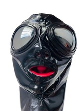 Latex Gummi Maske Brille