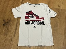 Air Jordan T-Shirt, Gr. 140-152, 10-12 Jahre, Basketball, weiß