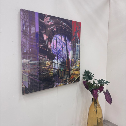 Wandbild 90x90 frankfurt - wandbild,