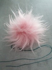 ca. 7 - 9  cm flauschige Rosa