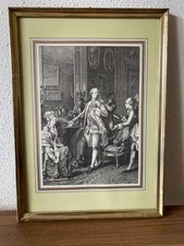 2 Alte Kunstdrucke “La Grande Toilette" und “Les Adieu“ - Rokoko, Jean Moreau