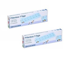 2x Pillendose Tablettenbox