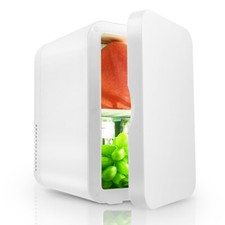 8L Tragbare Mini Kühlschrank Tischplatte Elektrisch Kleine Kühler Schlafzimmer Eisbox Büro