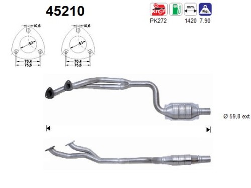 Katalysator 45210 für bmw - katalysator,