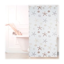 Duschrollo Badewannenrollo Duschvorhang PVC maritim Sichtschutzrollo