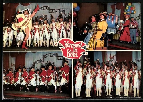 Ansichtskarte köln karneval - ansichtskarte, köln,