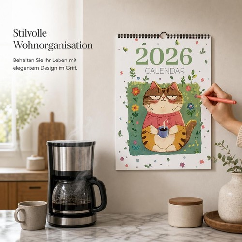 Wandkalender 2026 für