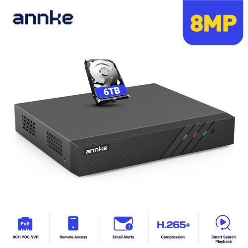 Annke 8mp poe - 4k,