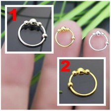 925 Echt Silber Nasenringe Nasenpiercing Nasenstecker Piercing Zirkonia Steine