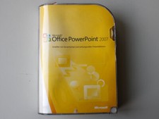 Seltene Retail-Box: PowerPoint 2007 Vollversion, englisch, SKU: 079-02840