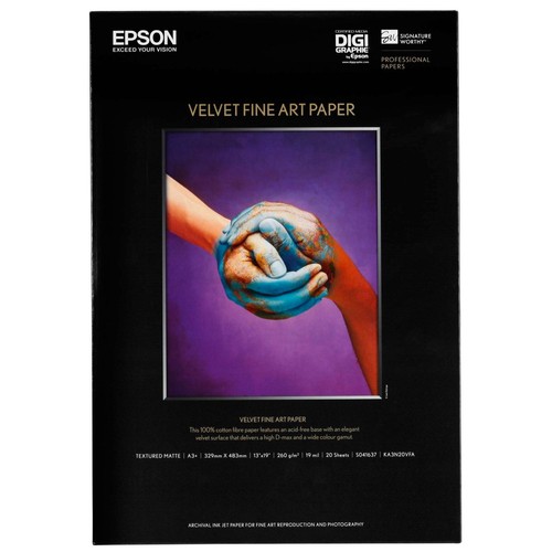 Epson velvet fine art paper - velvet,