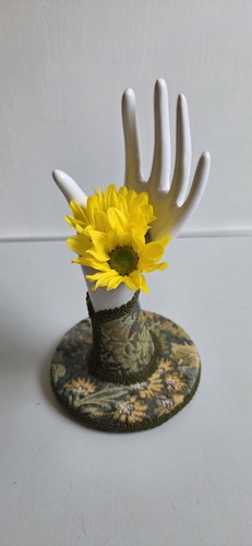 Vintage schmuckhand ringhalter - schmuckhand,