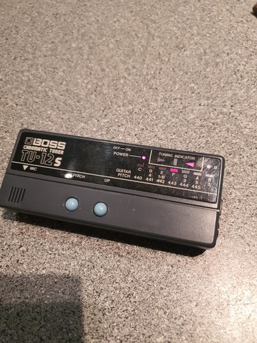 Boss 12s chromatic tuner - boss,