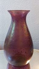 Antique Bohemian Glass Vase