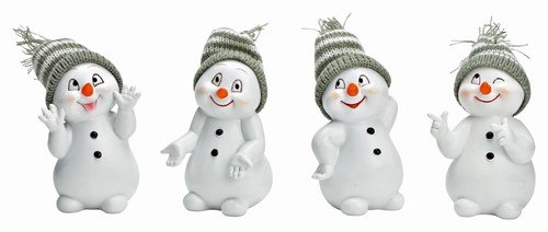 Schneemann mit mütze witzig - schneemann,