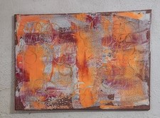 Acrylbild selbst gemalt auf