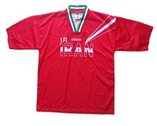 RARE Adidas Iran 90s Vintage Trikot Third drittes rot red 1995/1996 Sammler L/XL