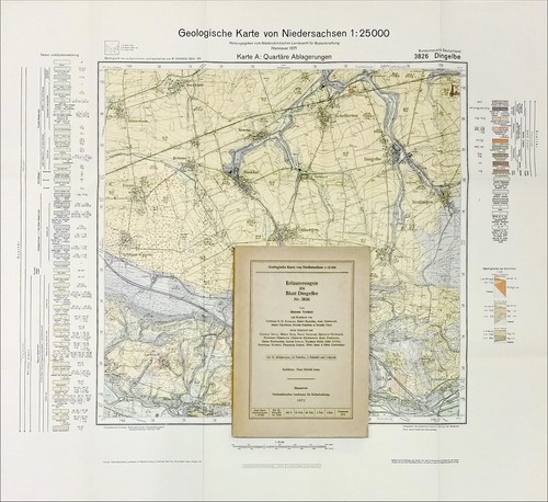Geologische karte dingelbe - geologische,