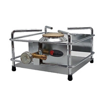 Hockerkocher 2,5kW, verchromt, Propan inkl. Anschlussset, Campingkocher, Outdoor