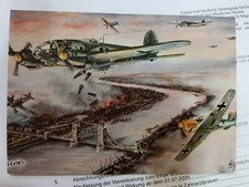 Postkarte ( He-111 über