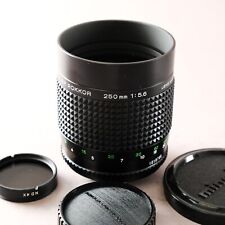 near mint MINOLTA RF Rokkor 250mm F/5.6 - MIRROR tele lens - Spiegeltele