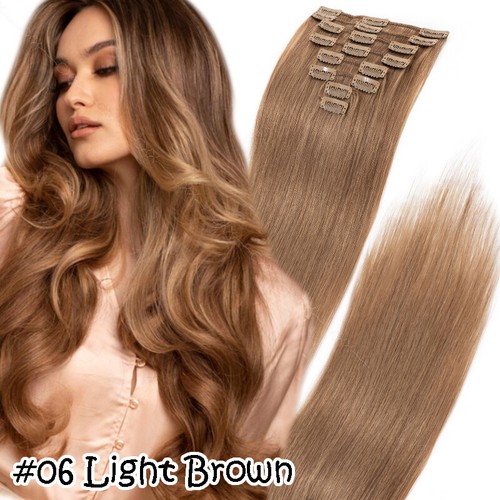 100g tressen clip remy - tressen, in