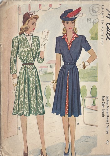 1942 vintage schnittmuster - 1942,