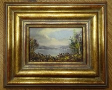 Ölgemälde "Studie am See"