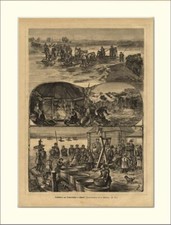 Teichfischerei und Teichwirtschaft in Böhmen K&K Holzstich W 43