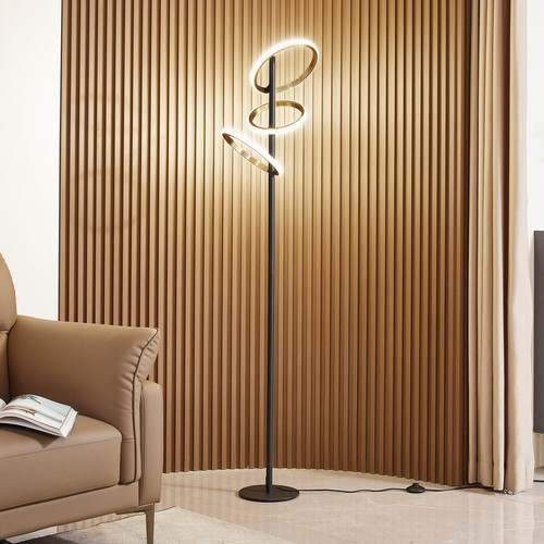 Lucande led stehlampe - led-stehlampe, madu