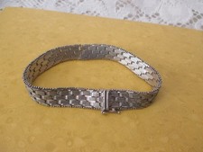 835 SILBER Art Déco über 450 Teile-Glieder-Armband mit Sicherheitsverschluss
