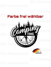 Camper Time Sticker Car Decal