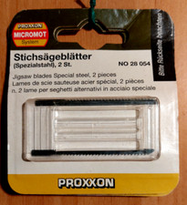 Proxxon 28054 Stichsägeblätter Spezialstahl 2 Stück  ovp Micromot System