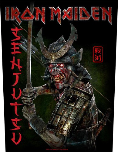 Iron maiden rückenaufnäher - iron,