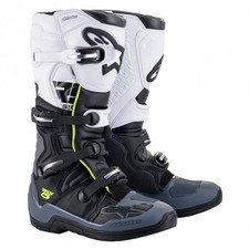 Alpinestars Tech 5 Five MX Motocross Offroad Stiefel (schwarz, dunkelgrau, weiß)