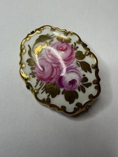 Vintage Brosche Porzellan
