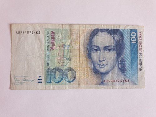 100 banknote deutsche - dm,