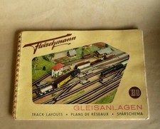 Fleischmann Katalog Gleisanlagen für Modelleisenbahnn Spur H0 ★ 1. Auflage 1956