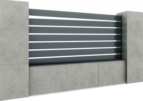 Aluminium zaun lamelle - aluminium,