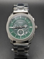 Fossil FS6079 Uhr Herren Chronograph Analog Edelstahl 5 ATM Datum 42 mm silber