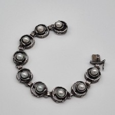Vintage 835 Silber Armband mit