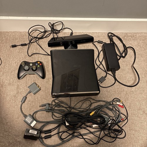 Xbox 360 slim black console - 360,