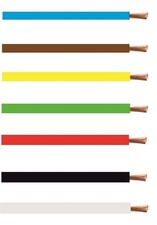 10m Litze Schwarz Rot Blau