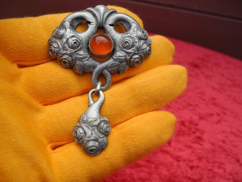 Jugendstil kettenanhänger 800 - jugendstil,