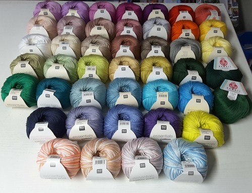 50g rico essentials cotton - essentials, dk