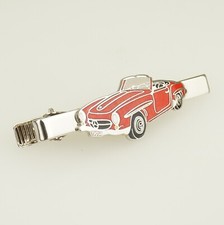 Rar! Oldtimer MERCEDES-BENZ 190SL Krawattennadel Schmuck W121 Fanclub Emailliert