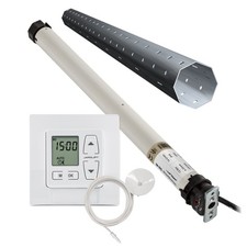 JAROLIFT Rohrmotor Rolladenmotor Zeitschaltuhr Timer Wellenset SW40 SW60 Uni Set