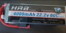 HRB Lipo Akku 22,2V 4000 mAh